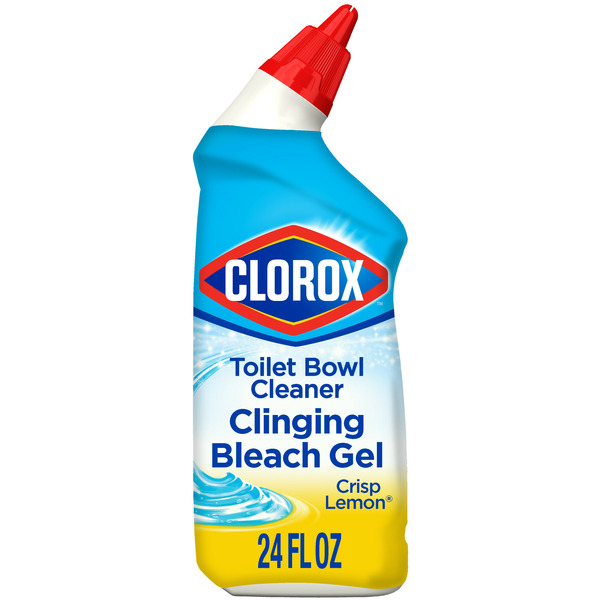 Cleaning Products Clorox Toilet Bowl Cleaner, Clinging Bleach Gel, Crisp Lemon hero