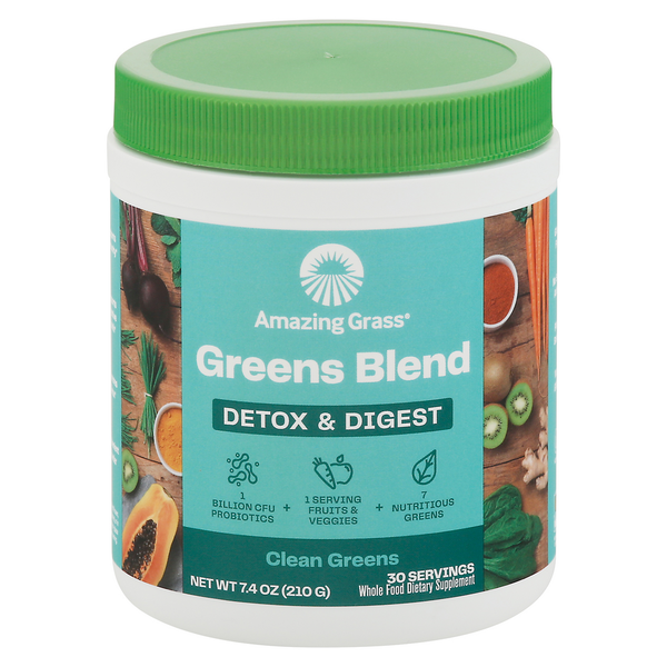 Dietary Supplements Amazing Grass Greens Blend, Detox & Digest, Clean Greens hero