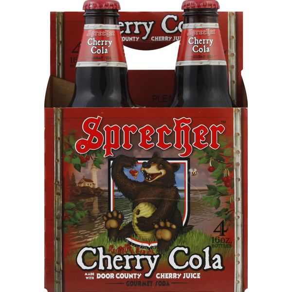 Soft Drinks Sprecher Cola, Cherry hero