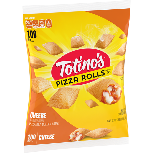 Frozen Pizza Totino's Pizza Rolls Cheese Flavored Frozen Snacks hero