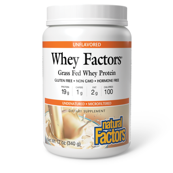 Protein & Meal Replacement Natural Factors Grass Fed Whey Protein hero