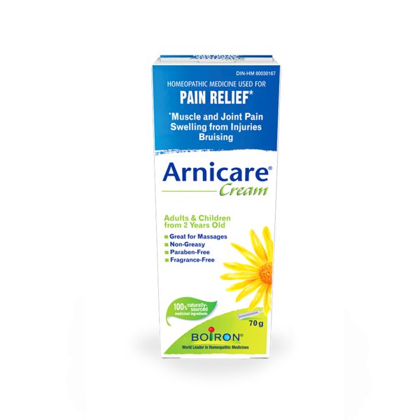 Muscles, Joints & Pain Relief Boiron Arnicare cream hero