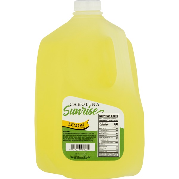 Juice & Nectars Flavored Drink, Lemon, Jug hero