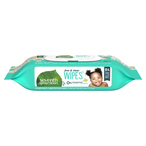 Food & Formula Seventh Generation Baby Wipes Sensitive Protection hero