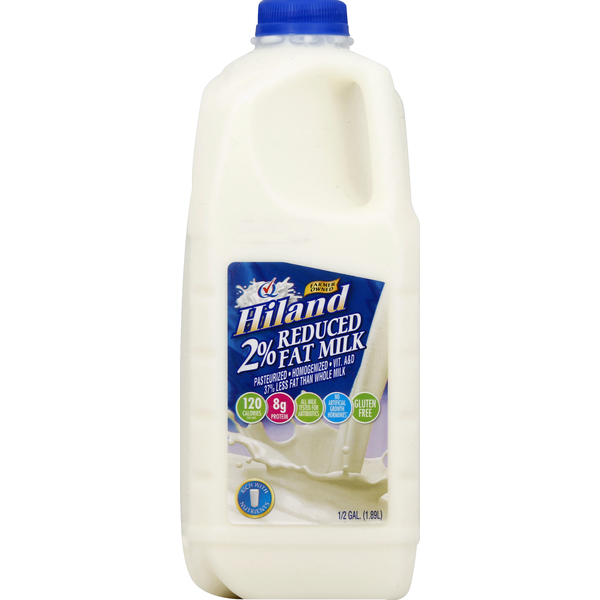 Milk Hiland Dairy Milk, Reduced Fat, 2% Fat Milk hero