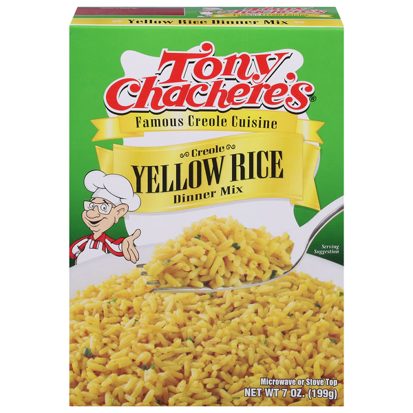 Instant Foods Tony Chachere's Dinner Mix, Yellow Rice, Creole hero