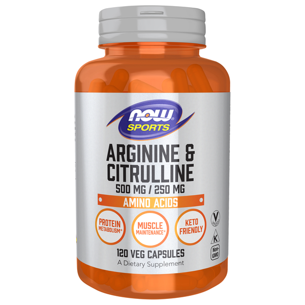 Dietary Supplements NOW Arginine & Citrulline 500 mg / 250 mg hero