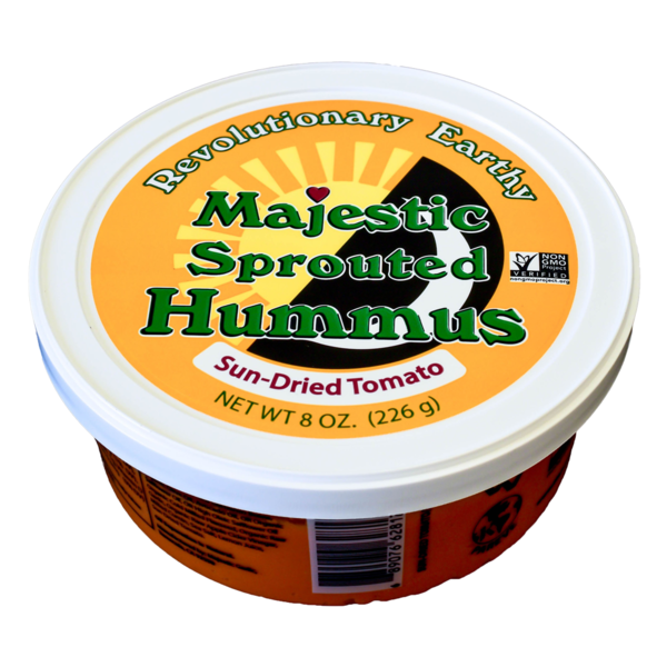 Dips & Tapenades Majestic Sprouted Hummus, Sun-Dried Tomato flavor hero