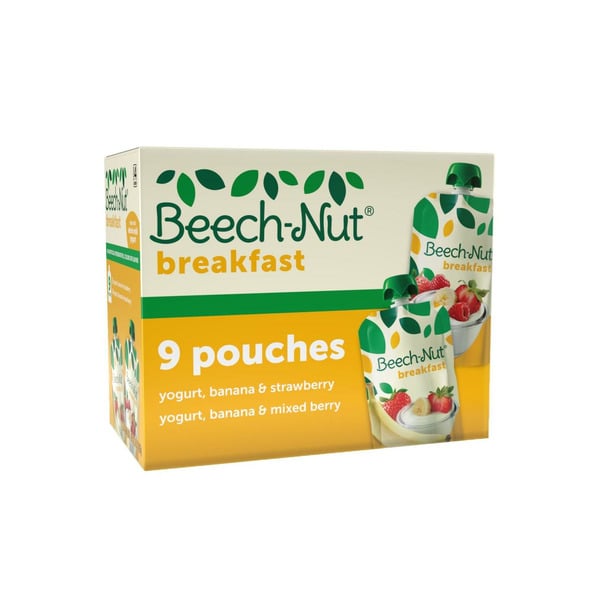 Baby Food & Formula Beech-Nut Breakfast Baby Food Pouch Variety Pack hero