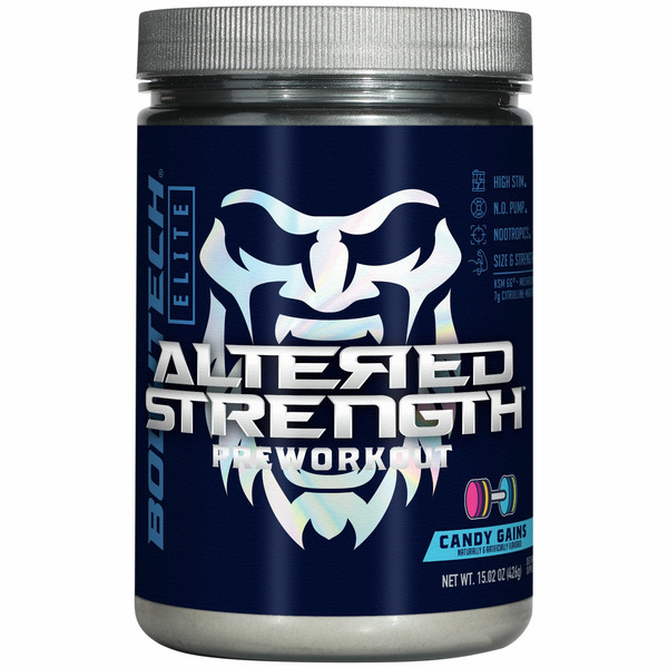 BodyTech Altered Strength Pre-Workout with Nootropics – Candy Gains hero