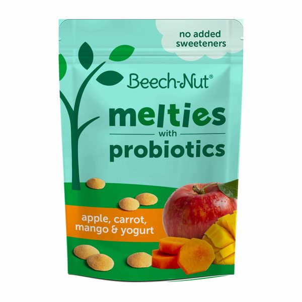 Baby Food & Formula Beech-Nut Melties with Probiotics, Apple, Carrot, Mango, Yogurt hero