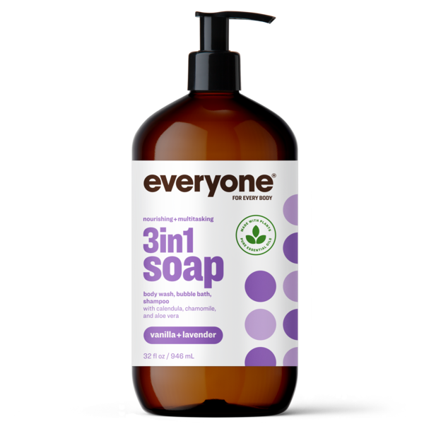 Hair Care Everyone Vanilla + Lavender 3 in 1 Soap hero