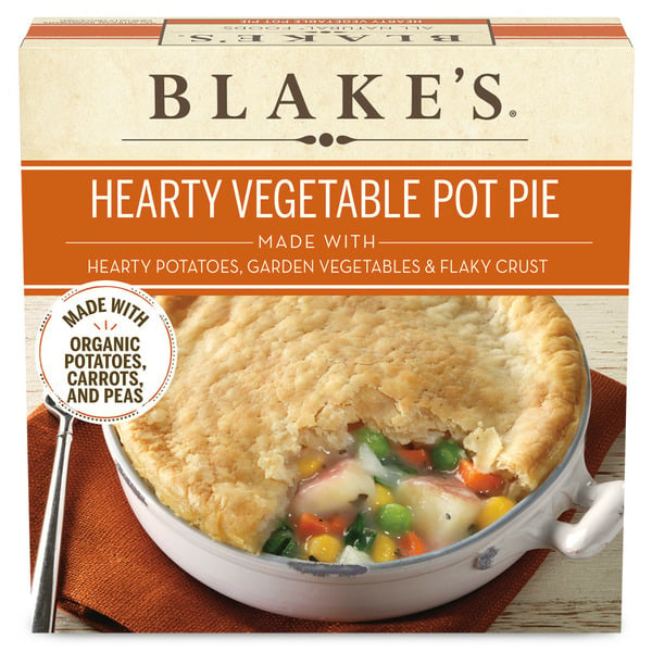 Frozen Meals Blake's Hearty Vegetable Pot Pie Frozen Dinner hero