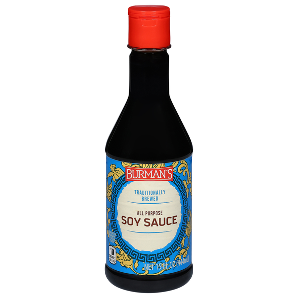 Condiments Burman's Soy Sauce hero