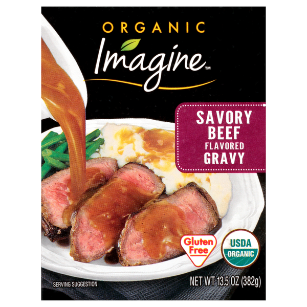 Soup, Broth & Bouillon Imagine Gravy, Organic, Savory Beef Flavored hero