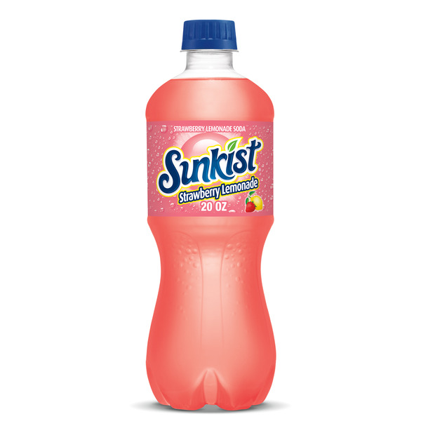 Juice & Nectars Sunkist Strawberry Lemonade Soda hero