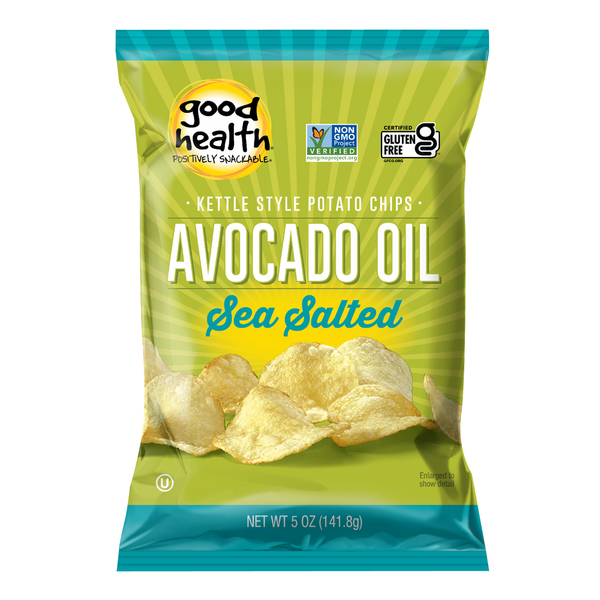 Chips & Pretzels Good Health Kettle Style Chips Avocado Oil Sea Salt hero