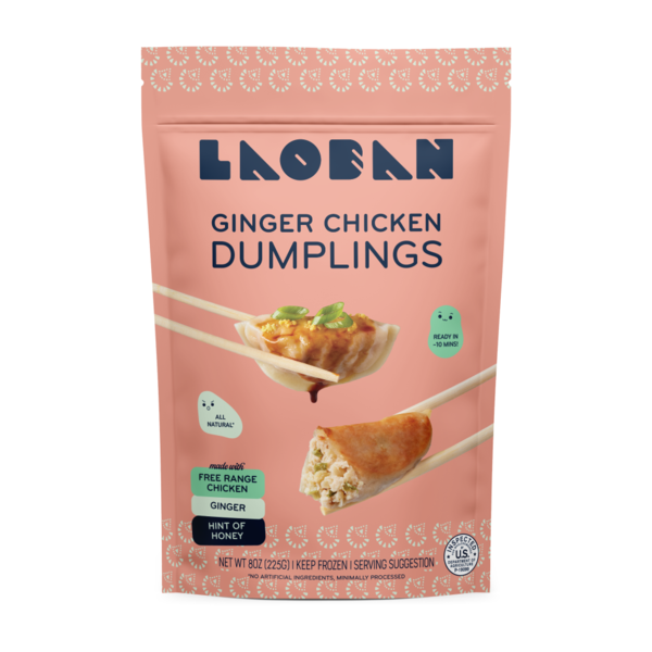 Frozen Meals Laoban Ginger Chicken Dumplings hero