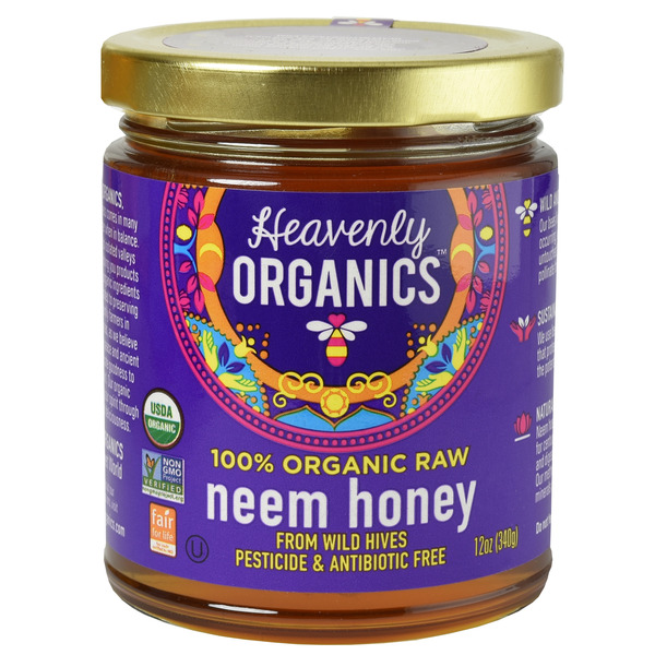 Honeys, Syrups & Nectars Heavenly Organics Neem Honey hero