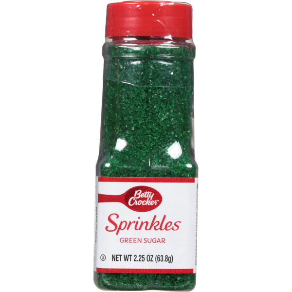 Baking Supplies & Decor Betty Crocker Sprinkles, Green Sugar hero