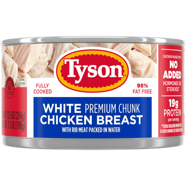 Canned Meat & Seafood Tyson Premium Chunk White Chicken Breast hero