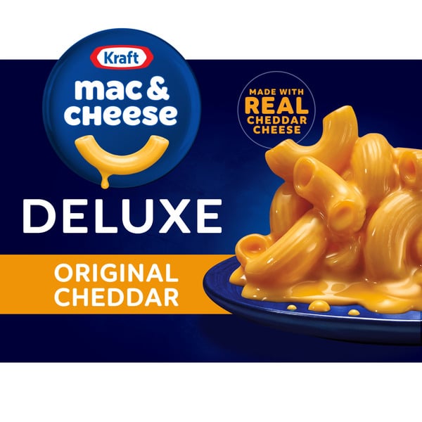 Dry Goods & Pasta Kraft Original Cheddar Macaroni & Cheese Dinner hero