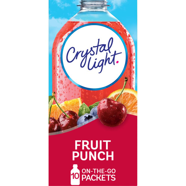 Cocoa & Drink Mixes Crystal Light Fruit Punch Artificially Flavored Powdered Drink Mix hero