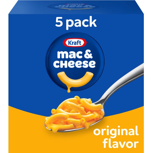 Instant Foods Kraft Original Mac & Cheese Macaroni and Cheese Dinner hero