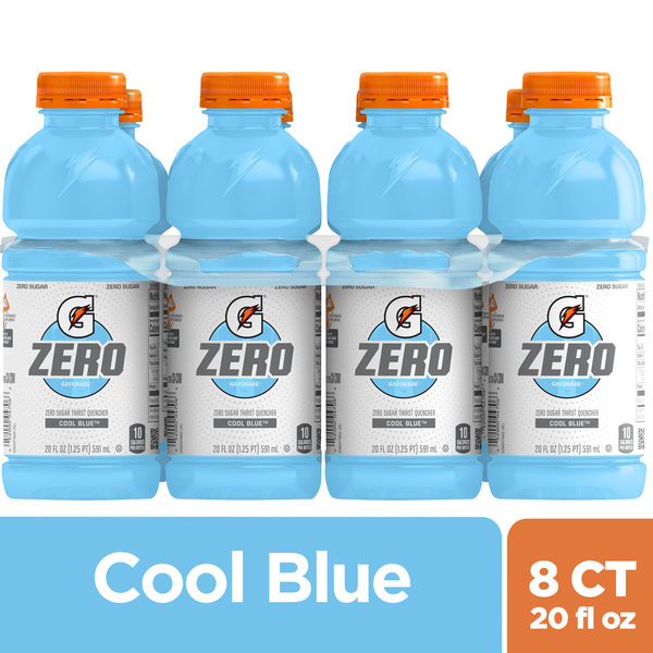 Energy & Sports Drinks Gatorade Zero, Cool Blue - Pack hero