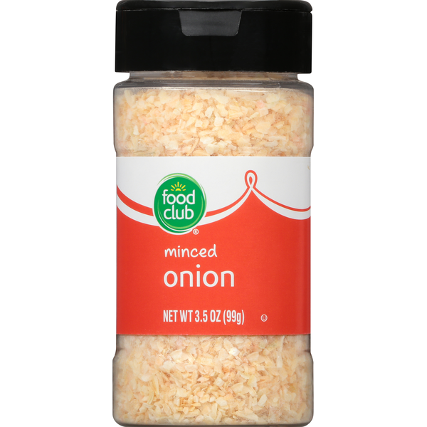 Spices & Seasonings Food Club Onion, Minced hero