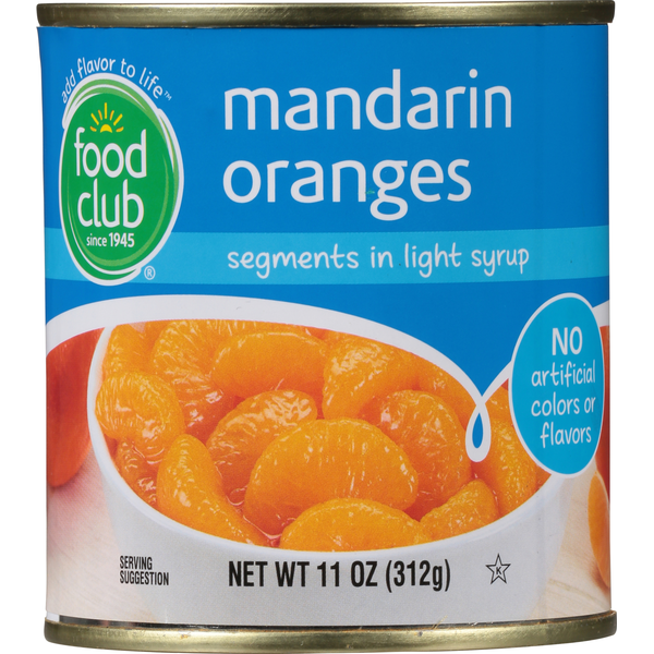 Packaged Vegetables & Fruits Food Club Mandarin Oranges hero