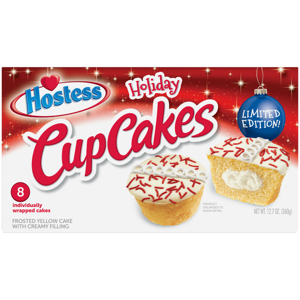 Cookies & Cakes Hostess Holiday Cupcakes Creamy Filling hero