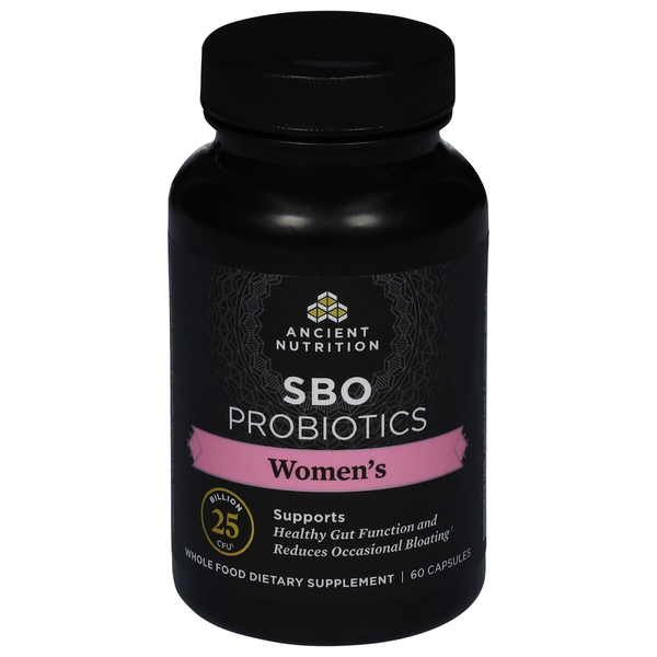 Miscellaneous Supplements Ancient Nutrition SBO Probiotics, Women's, Capsules hero