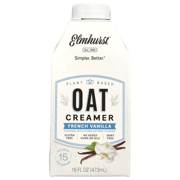 Alternative Milk Elmhurst French Vanilla Oat Creamer hero