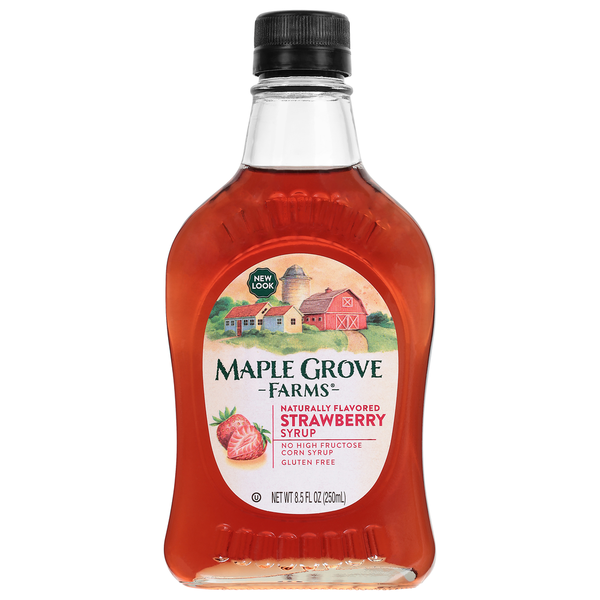 Honeys, Syrups & Nectars Maple Grove Farms of Vermont Syrup, Strawberry hero