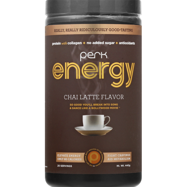 Cocoa & Drink Mixes Perk Energy, Chai Latte Flavor hero