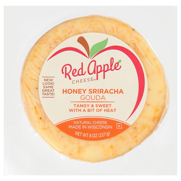 Packaged Cheese Red Apple Cheese Cheese, Honey Sriracha Gouda hero