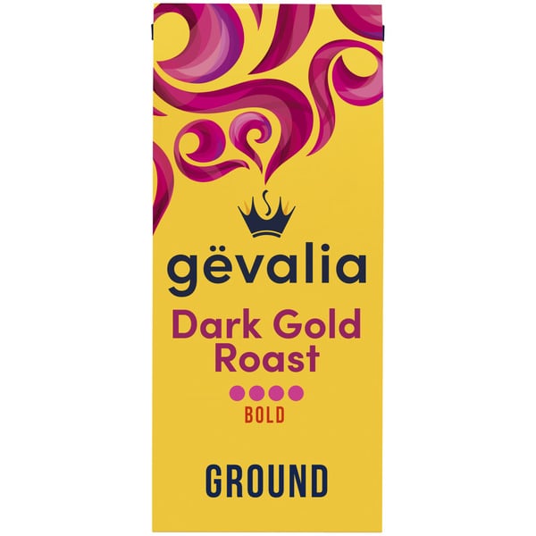 Coffee Gevalia Dark Gold Roast Bold Dark Roast Ground Coffee hero