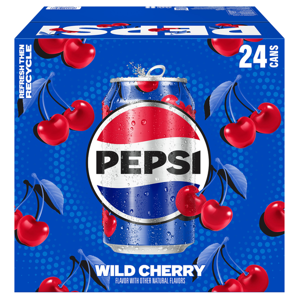 Soft Drinks Pepsi Cola, Wild Cherry hero