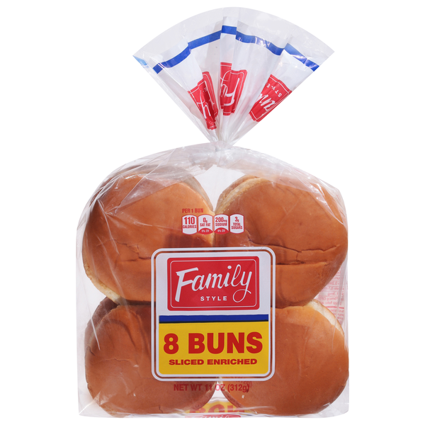 Buns & Rolls European Bakers Buns, Enriched, Sliced hero