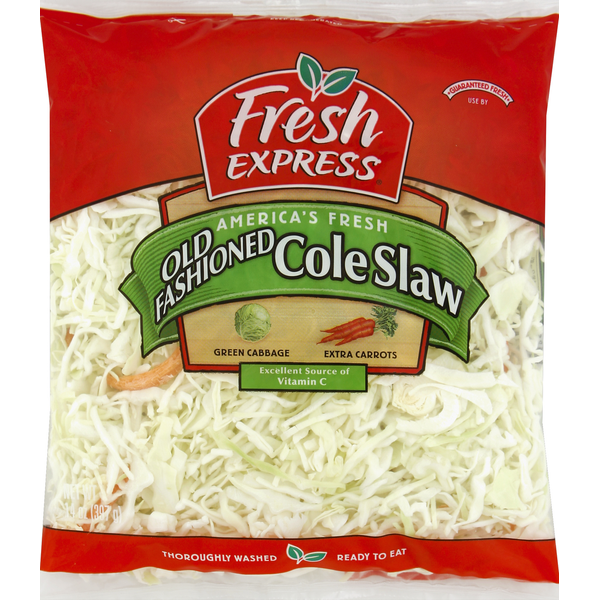 Packaged Vegetables & Fruits Fresh Express Cole Slaw, Old Fashioned hero