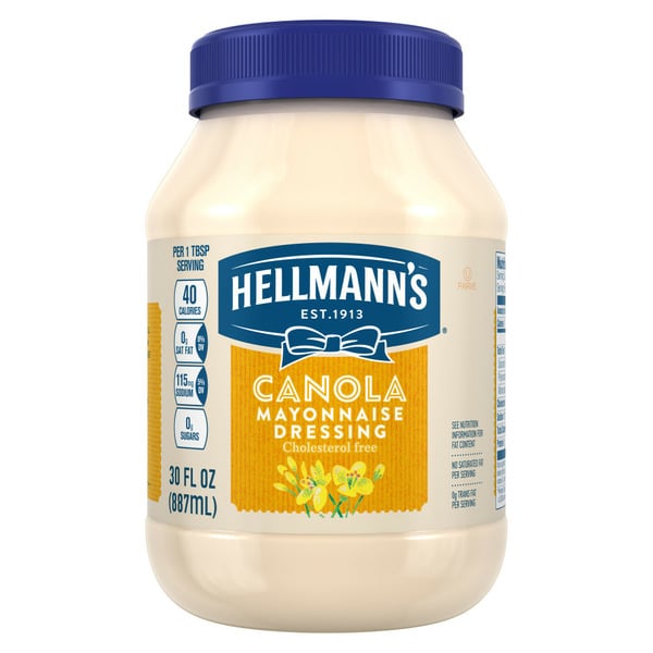 Condiments Hellmann's Mayonnaise Canola hero