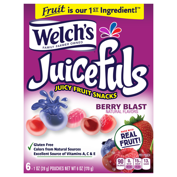 Welch's Juicy Fruit Snacks, Berry Blast hero