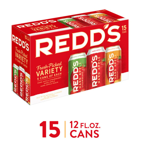 Beers & Coolers Redd's Hard Apple Ale Beer Variety Pack hero