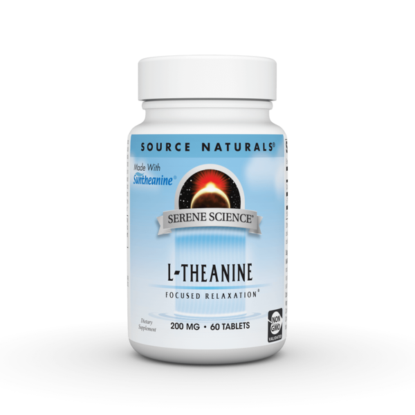 Sleep & Mood Support Source Naturals Serene Science L-Theanine Tablet hero