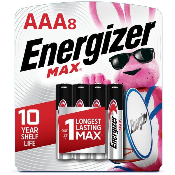 Batteries & Flashlights Energizer AAA Batteries, Triple A Alkaline Batteries hero