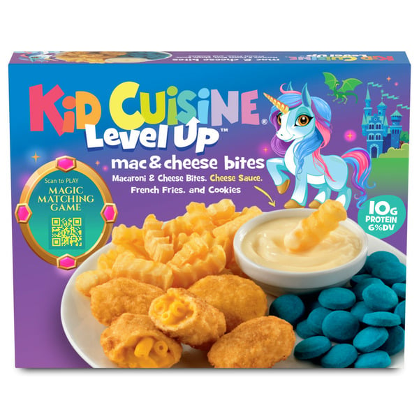 Kid Cuisine Level Up Mac & Cheese Bites, Frozen Meal hero