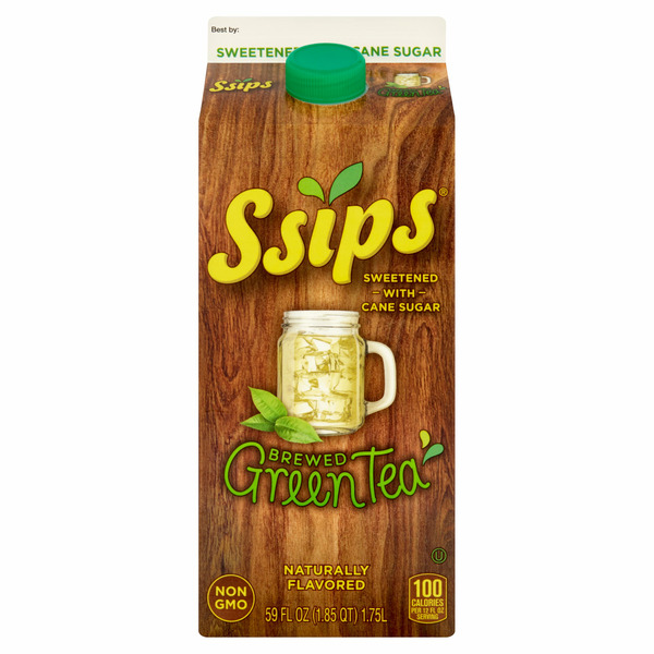 Tea Beverages Ssips Brewed Green Tea hero