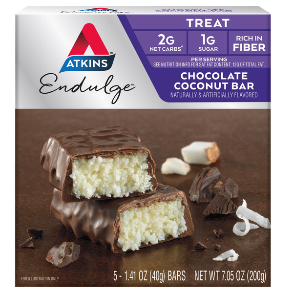 Protein & Meal Replacements Atkins Endulge Chocolate Coconut Treat Bars hero