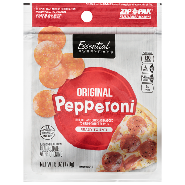 Lunch Meat Essential Everyday Pepperoni, Original hero